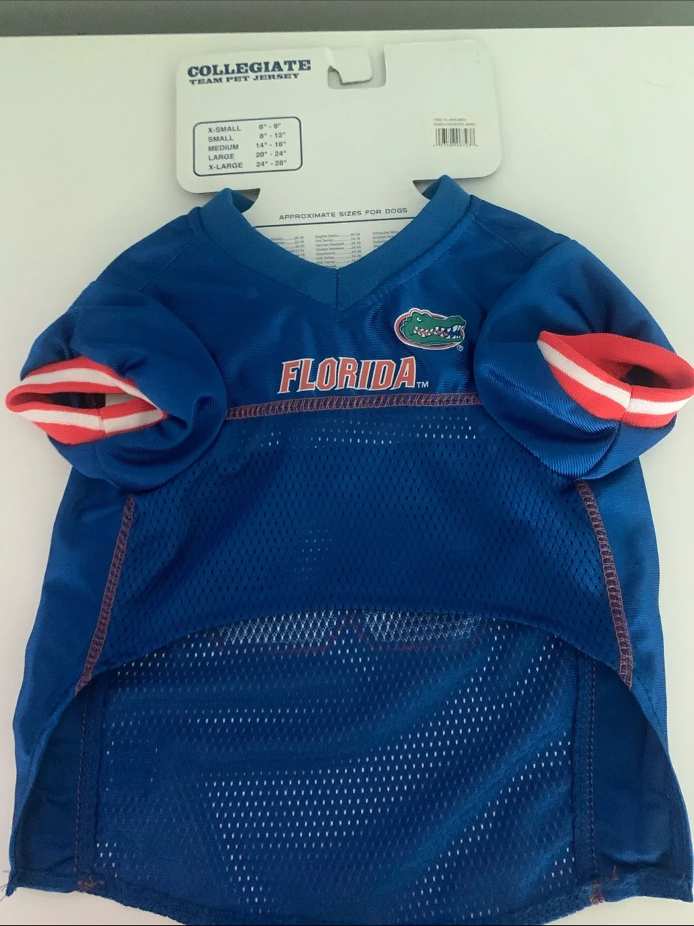Florida Gators Blue Pet Mesh Sports Tee